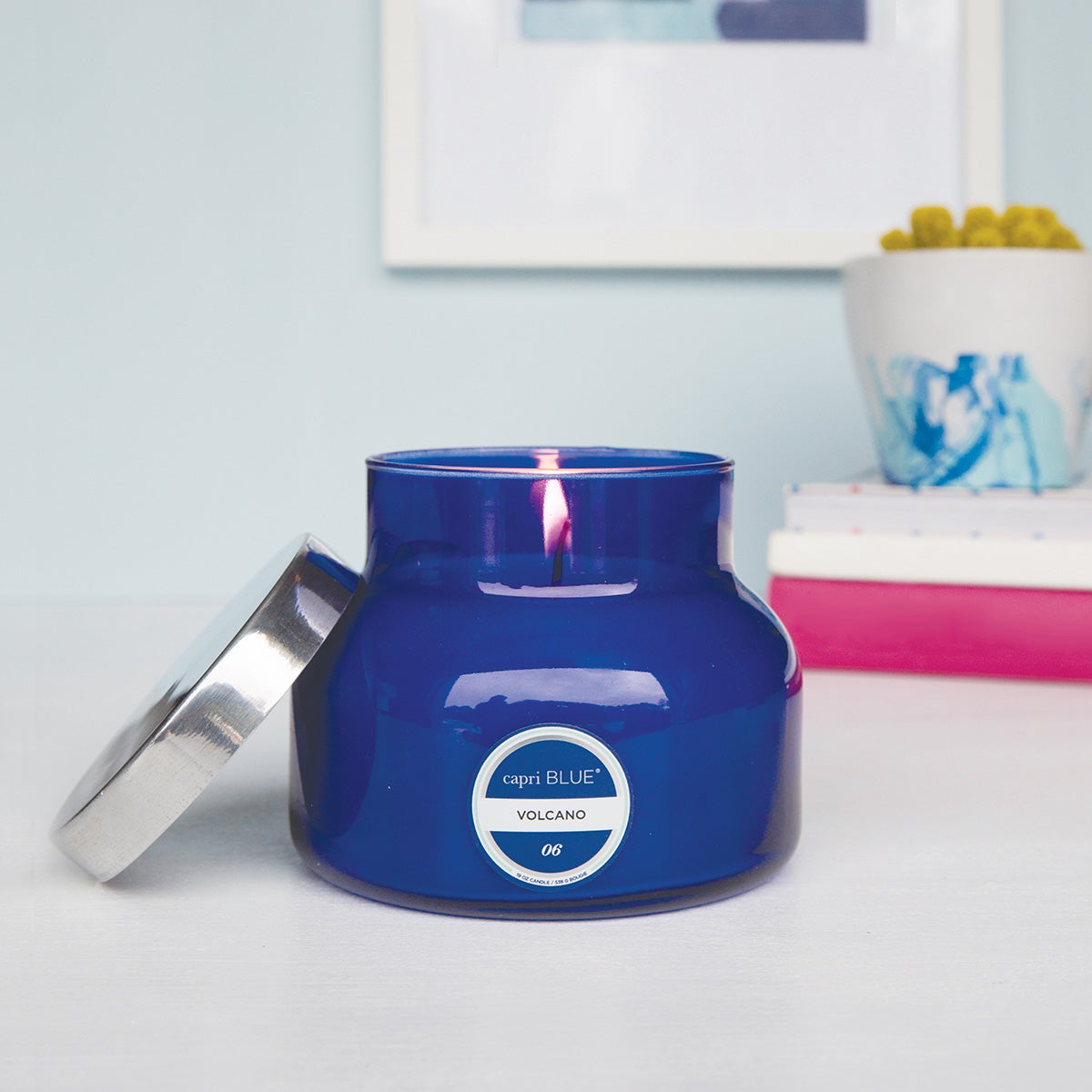 Capri Blue Volcano Signature Jar Candle The Container Store